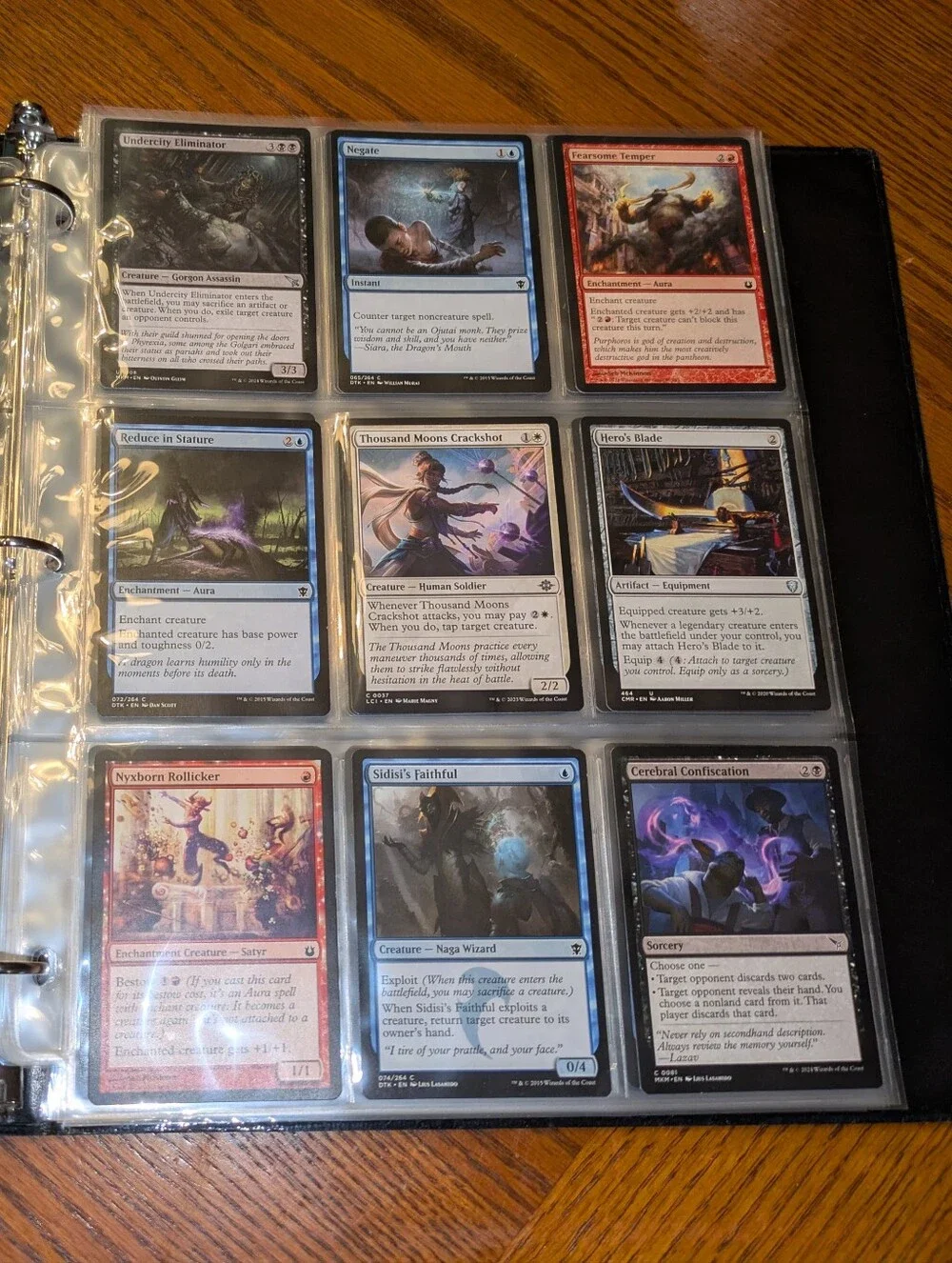 Magic Cards Binder MTG Collection Magic The Gathering Trading Cards Lot WOTC
